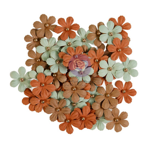 Prima Marketing Paper Flowers 60/Pkg-Beautiful Mineral, Nature Academia 5A0026TJ-1G97Q - 655350671303