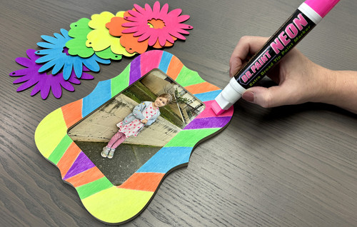 U-Mark Dr. Paint Neon Extra Broad Tip Paint Marker Carded-Pink - 5A0026XC-1G9BS U-Mark Dr. Paint Neon Extra Broad Tip Paint Marker Carded-Pink - 5A0026XC-1G9BS