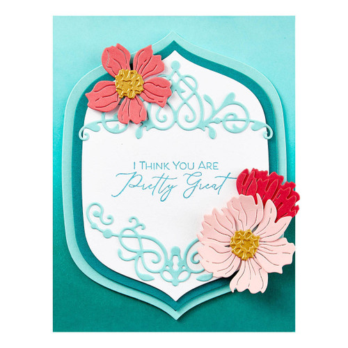 Spellbinders BetterPress Press Plate -New Beginnings Timeless Sentiments 5A0026WK-1G9BC