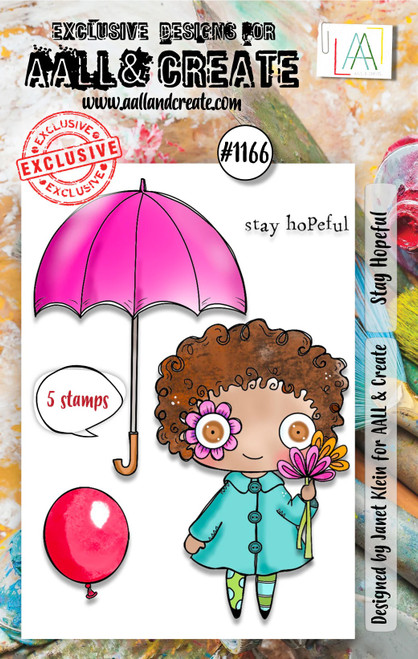 AALL And Create A7 Photopolymer Clear Stamp Set-Stay Hopeful 5A00256T-1G84Q - 5060979166638