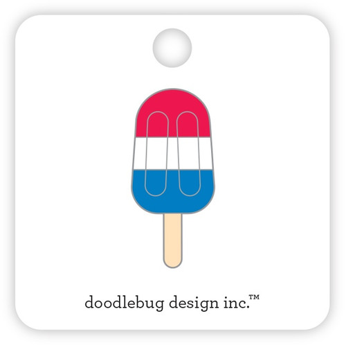 Doodlebug Collectible Enamel Pin-Ice Pop, Hometown USA 5A0026VG-1G98C - 842715085152