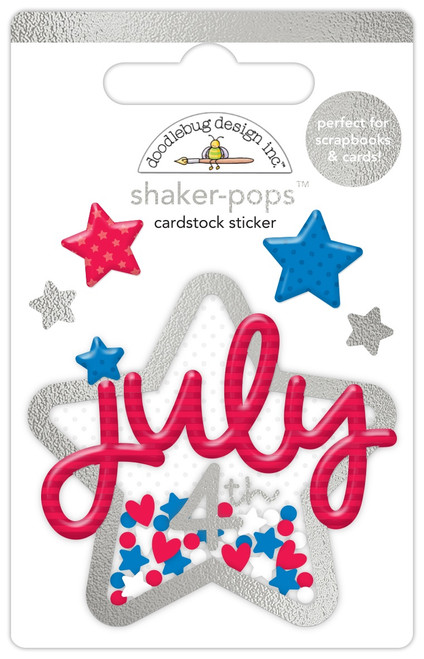 Doodlebug Shaker-Pops 3D Sticker-July 4th, Hometown USA - 5A0026VM-1G99L - 842715085060 Doodlebug Shaker-Pops 3D Sticker-July 4th, Hometown USA - 5A0026VM-1G99L - 842715085060