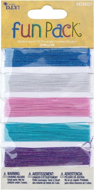 Cousin Fun Pack Stretch Cord 25yd-Sparkle 34734227 - 016321083431