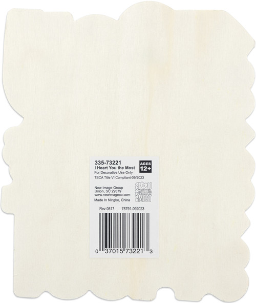CousinDIY MDF Shape-I Heart You Most - 33573221