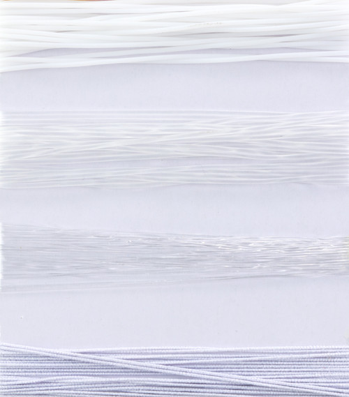 CousinDIY Stretch Cord Set 4/Pkg-Clear & White - 34734268