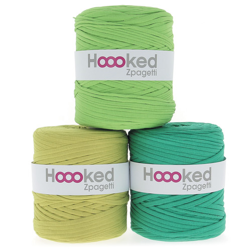 Hoooked Zpagetti Yarn- Green shades - ZP00-G194T - 8718503944944