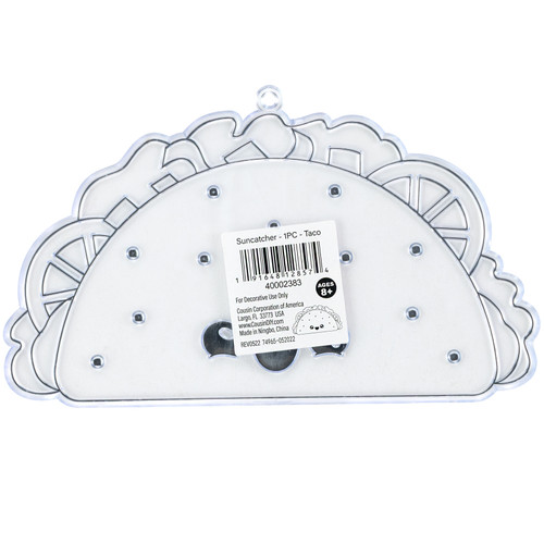 12 Pack - CousinDIY Suncatcher-Taco - CCSUNCAT-2383 12 Pack - CousinDIY Suncatcher-Taco - CCSUNCAT-2383