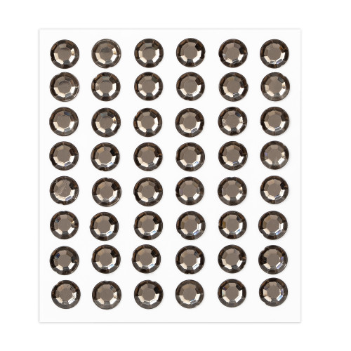 CousinDIY Acrylic Adhesive Gems 10mm-Silver - GEMS10MM-3342