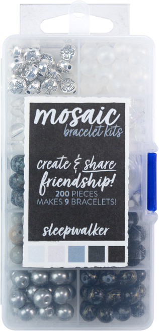 3 Pack - CousinDIY Mosaic Bracelet Kit-Grey Skies - 69995680 - 191648160970