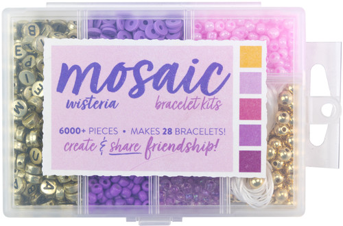 3 Pack - CousinDIY Mosaic Bracelet Kit-Wisteria - 69995669 - 191648160864