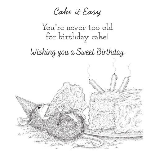 House Mouse Cling Rubber Stamp-Sweet Birthday, Summer Fun 5A0026W8-1G9BJ