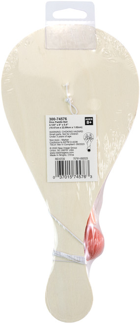 6 Pack - CousinDIY Wood Paddle Paint Kit-Dino - 30074576