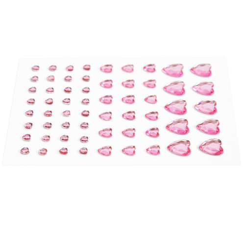 12 Pack - CousinDIY Adhesive Rhinestones 60/Pkg-Pink Heart - CCRHINES-3346 12 Pack - CousinDIY Adhesive Rhinestones 60/Pkg-Pink Heart - CCRHINES-3346