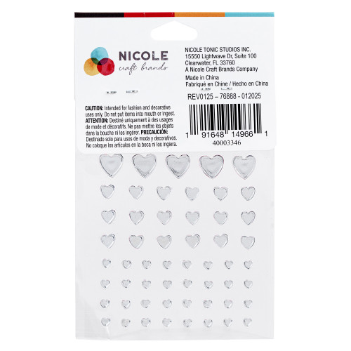 12 Pack - CousinDIY Adhesive Rhinestones 60/Pkg-Pink Heart - CCRHINES-3346 12 Pack - CousinDIY Adhesive Rhinestones 60/Pkg-Pink Heart - CCRHINES-3346