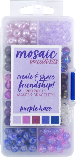 CousinDIY Mosaic Bracelet Kit-Purple Haze 69995675 - 191648160925