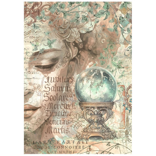Stamperia Assorted Rice Paper Backgrounds A6 8/Sheets-Fortune - 5A002564-1G833