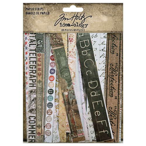 3 Pack - Tim Holtz Idea-ology Paper Strips-89 Pieces - 5A0024ML-1G7ZV - 040861943771