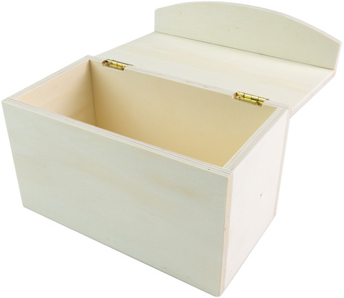 4 Pack CousinDIY Unfinished Wood Foldover Storage Box-8"X4.5"X4.5" 20323002