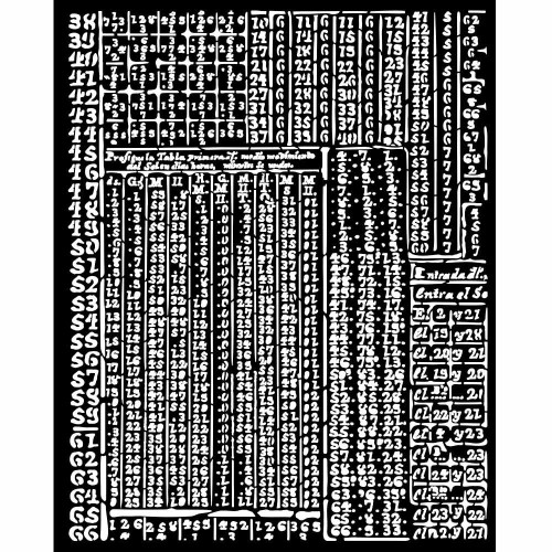 3 Pack Stamperia Stencil 7.87"X9.84"-Fortune Hieroglyphic 5A00255Q-1G840