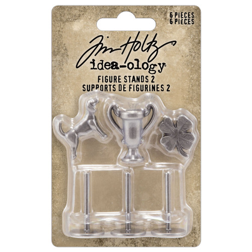 2 Pack Tim Holtz Idea-ology Figure Stands 2-3 Charms 5A0024M4-1G807 - 040861943689