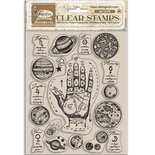 Stamperia Clear Stamps-Fortune Elements 5A002546-1G83N - 5993110034575