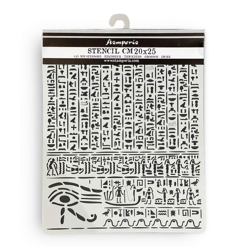 Stamperia Stencil 7.87"X9.84"-Fortune Egypt 5A00255D-1G83Y - 5993110034537
