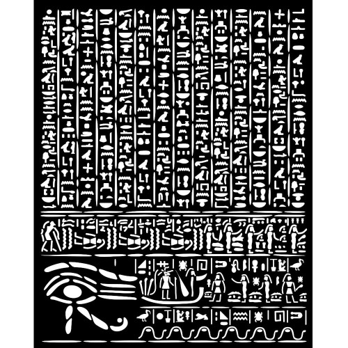 Stamperia Stencil 7.87"X9.84"-Fortune Egypt 5A00255D-1G83Y