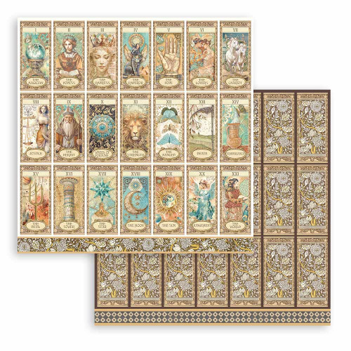 Stamperia Double-Sided Paper Pad 12"X12" 10/Pkg-Fortune - 5A00254Y-1G83W Stamperia Double-Sided Paper Pad 12"X12" 10/Pkg-Fortune - 5A00254Y-1G83W