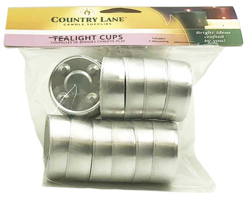 3 Pack Country Lane Tealight Cups 12/Pkg-Empty 5A0026Y0-1G9CZ - 622019902023