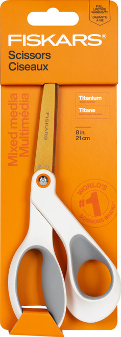 Fiskars RazorEdge Tabletop Fabric Shears-8" Bent - 5A0025VW-1G8MN - 020335078055