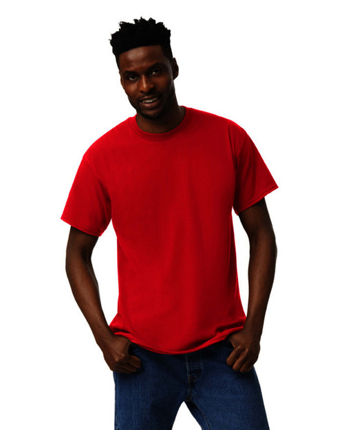 3 Pack Gildan Adult Short Sleeve Crew Shirt-Red-2XLarge 5A0023X0-1G73R