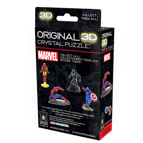 BePuzzled 3D Licensed Disney's Marvel Crystal Puzzles-Spider-Man - 5A0027DS-1G9QH BePuzzled 3D Licensed Disney's Marvel Crystal Puzzles-Spider-Man - 5A0027DS-1G9QH