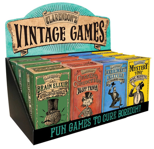 University Games Clarendon's Vintage Games-12 Piece Assortment 5A0027DR-1G9QB - 802221535107