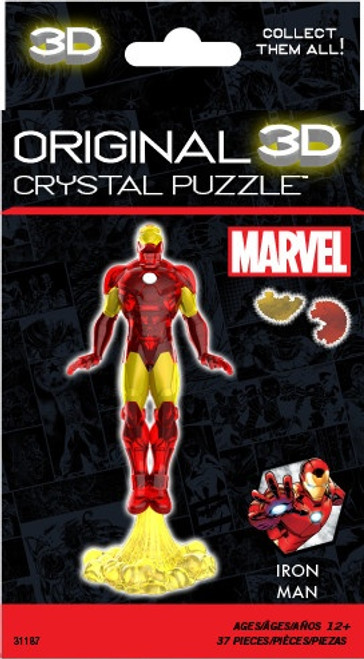 BePuzzled 3D Licensed Disney's Marvel Crystal Puzzles-Iron Man 5A0027DS-1G9QJ - 023332311873