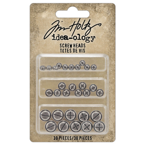 Tim Holtz Idea-ology Screw Heads-30 Pieces 5A0024MC-1G7ZX - 040861943719