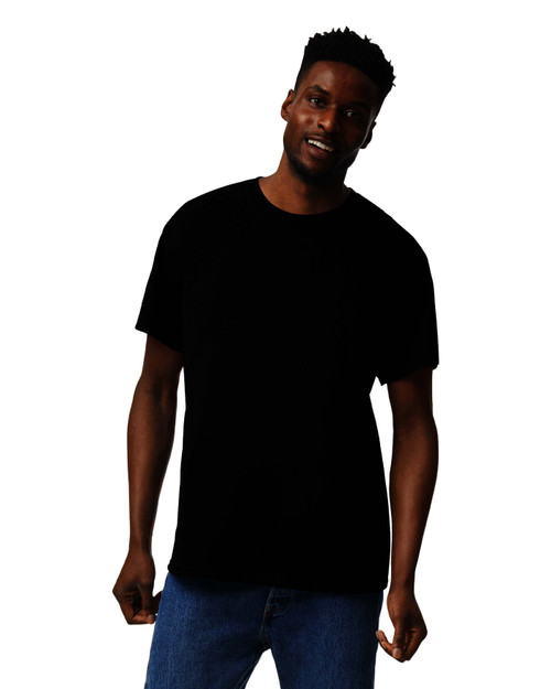 3 Pack Gildan Adult Short Sleeve Crew Shirt-Black-2XLarge 5A0023X0-1G72C