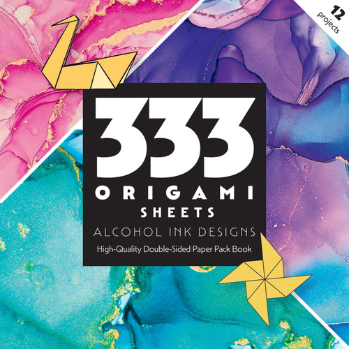 333 Origami Sheets-Alcohol Ink Designs 5A0027F0-1G9QS - 9781644033418