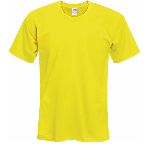 3 Pack Gildan Adult Short Sleeve Crew Shirt-Daisy-Small 5A0023X1-1G72J - 883096067429