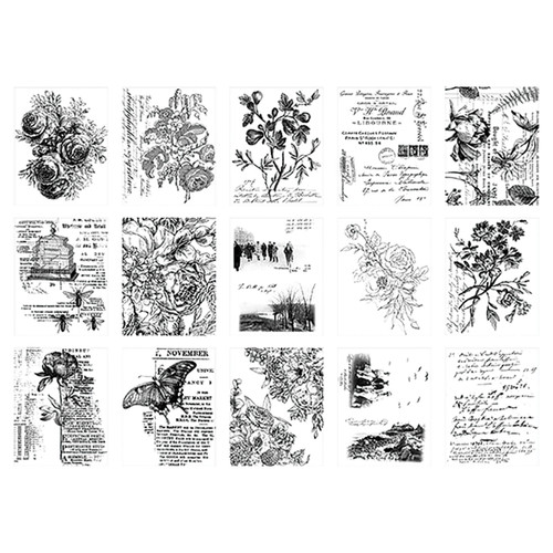 Tim Holtz Idea-ology Collage Paper Serendipity-30 Pieces 5A0024M9-1G80F