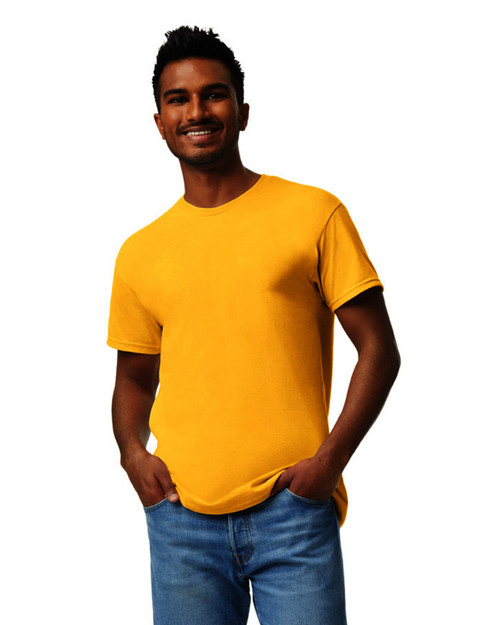 3 Pack Gildan Adult Short Sleeve Crew Shirt-Daisy-Large 5A0023X1-1G72Y