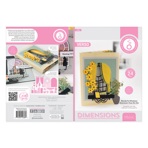 Tonic Studios Die Set-Wonderful Windows Downtown View - 5389E