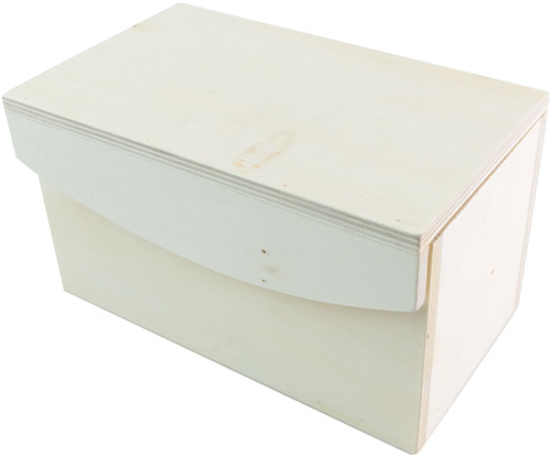 CousinDIY Unfinished Wood Foldover Storage Box-8"X4.5"X4.5" - 20323002 - 754246230027