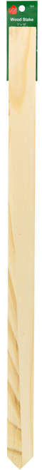 CousinDIY Unfinished Pine Wood Stake-1"X18"X5/16" 20323118 - 754246231185
