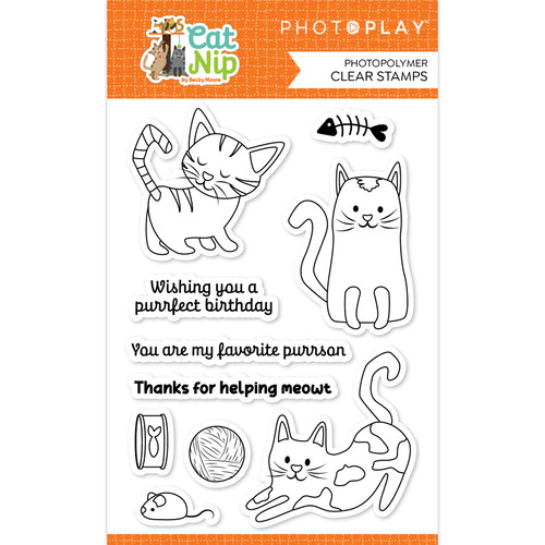 PhotoPlay Photopolymer Clear Stamps-Cat Nip - 5A0027CX-1G9PD - 709388346419