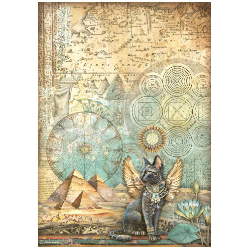 Stamperia Assorted Rice Paper A4 6/Sheets-Fortune - 5A00255J-1G82W Stamperia Assorted Rice Paper A4 6/Sheets-Fortune - 5A00255J-1G82W