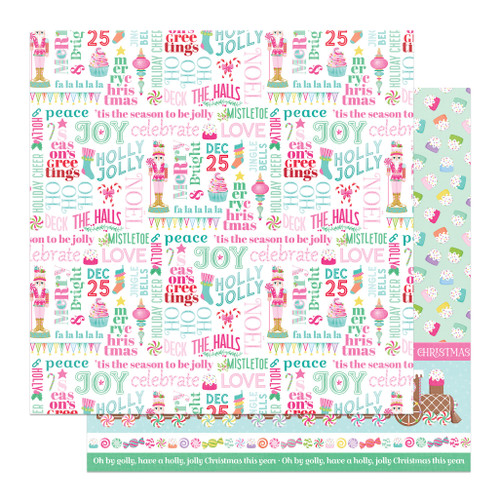 25 Pack Sugar Plum Double-Sided Cardstock 12"X12"-Sending Cheer 5A0027CY-1G9NS - 709388346204