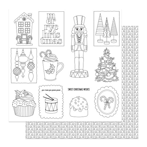 25 Pack Sugar Plum Double-Sided Cardstock 12"X12"-Color Me Sheet 5A0027CY-1G9NY - 709388346273