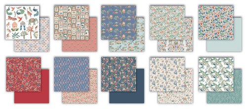 Craft Consortium Double-Sided Paper Pad 6"X6" 40/Pkg-Palace Garden, 20 Designs - 5A00285J-1GB69