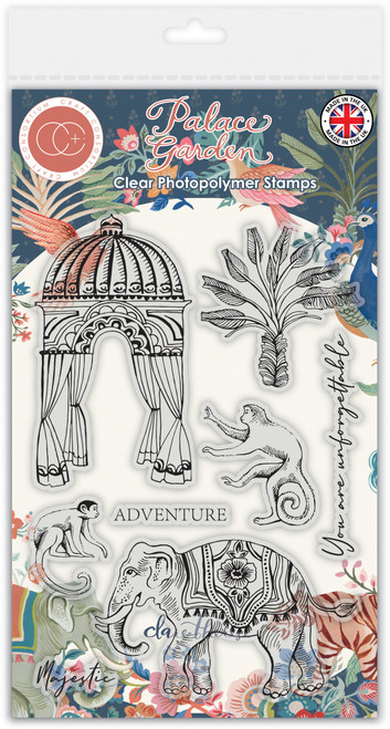 Craft Consortium Photopolymer Stamp Set-Majestic, Palace Garden 5A00285K-1GB6D - 5060921932526