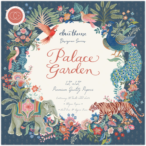 Craft Consortium Double-Sided Paper Pad 12"X12" 30/Pkg-Palace Garden, 20 Designs - 5A00285M-1GB6G - 5060921932267